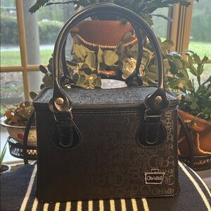 Caboodles Black Soft Train Case Cosmetic Makeup Bag Polka Dot
Organizer